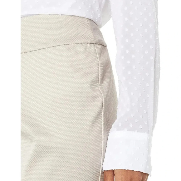 Krazy Larry Pull-On Pique Ankle Pants - Picture 2 of 7